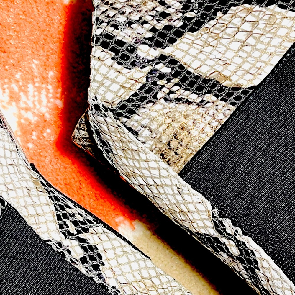 Linea Paolo Python Print Leather Sneaker Nwot!!! - image 8